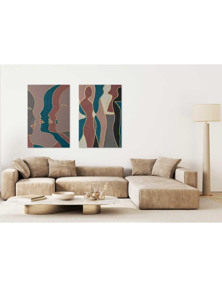 QUADRO FIGURATIVO APPEARANCE 80X120 -AGAVE S.R.L.