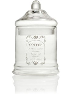 Barattolo del caffè in vetro soffiato Sweet Home Shabby -BRANDANI